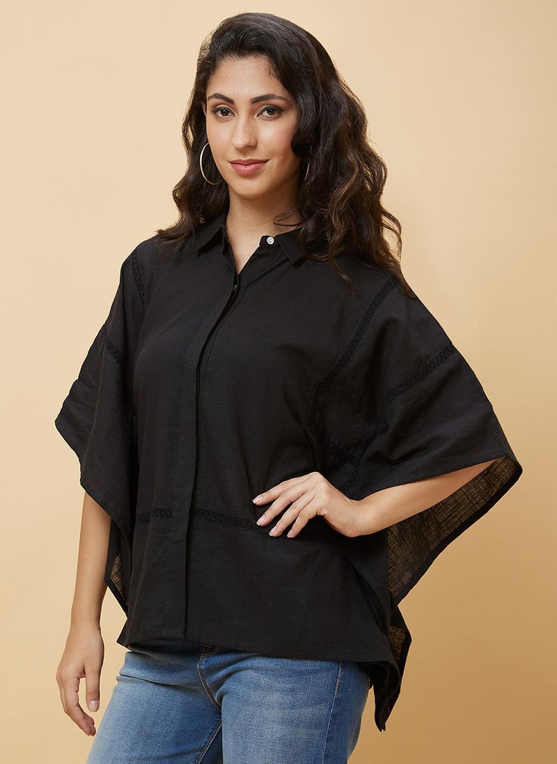 جلو باص جلوبس تونيك كفتان نسائي دانتيل - Image 4